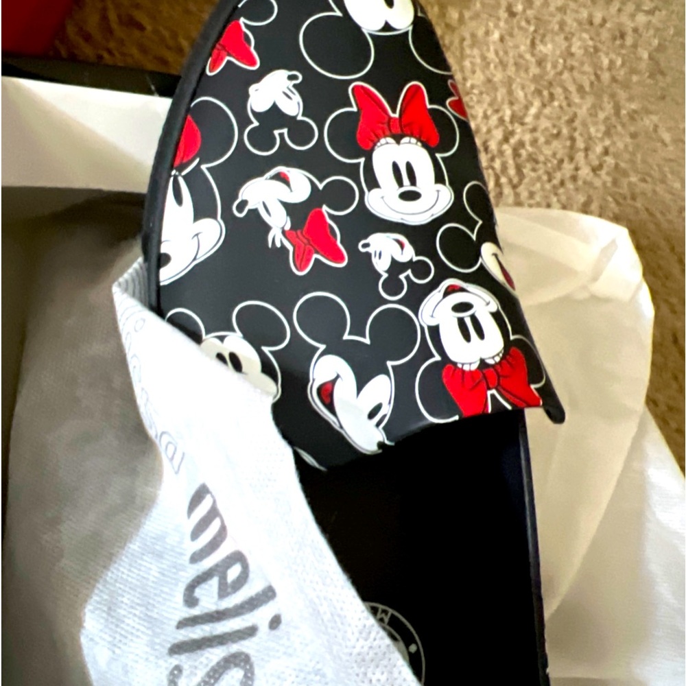 Women’s MELISSA 90th Anniversary Mickey Slip On Shoes🔥🔥 LIMITED EDITION…! New!